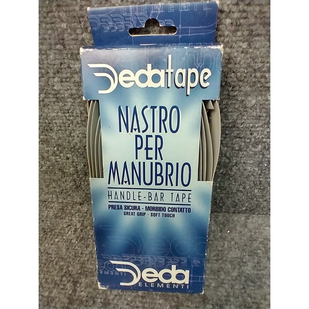 Deda‎ Elementi Dedatape Handlebar Tape Grey Road Bike Bar Tape with End Caps